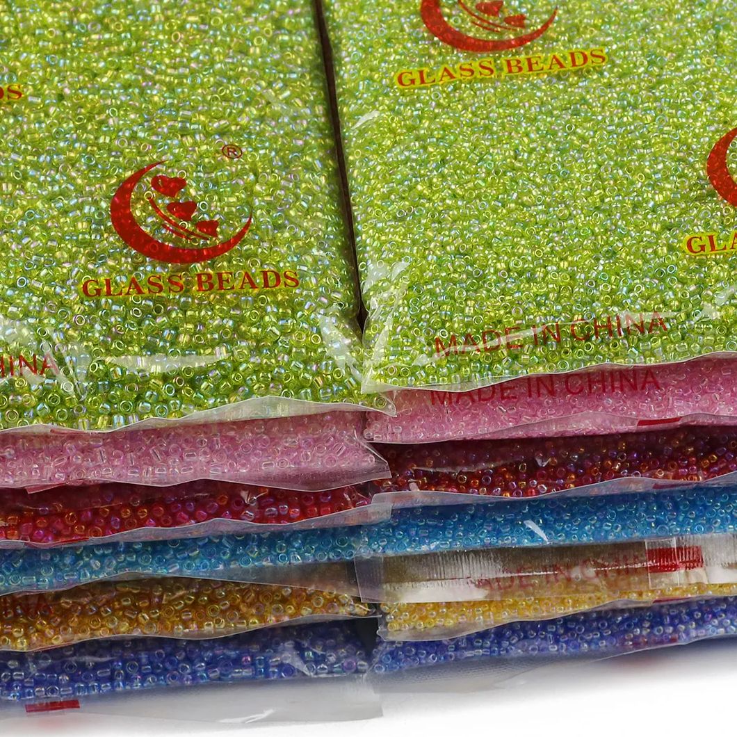 Glass Seed Beads 2Mm Jewelry Making - Cuentas de semilla de vidrio transparente