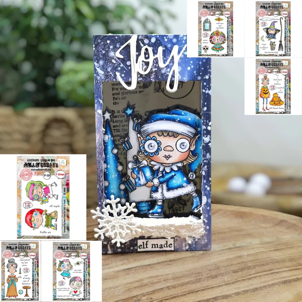 Clear Silicone Stamps For Card Making - Sellos de silicona transparentes con diseños