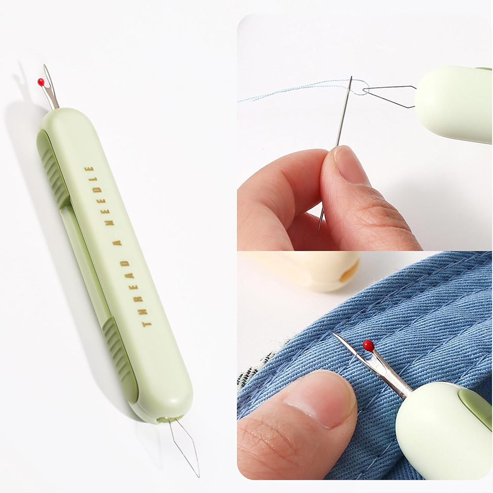 Cotton Embroidery Thread Skeins - Enhebrador de agujas 2 en 1,