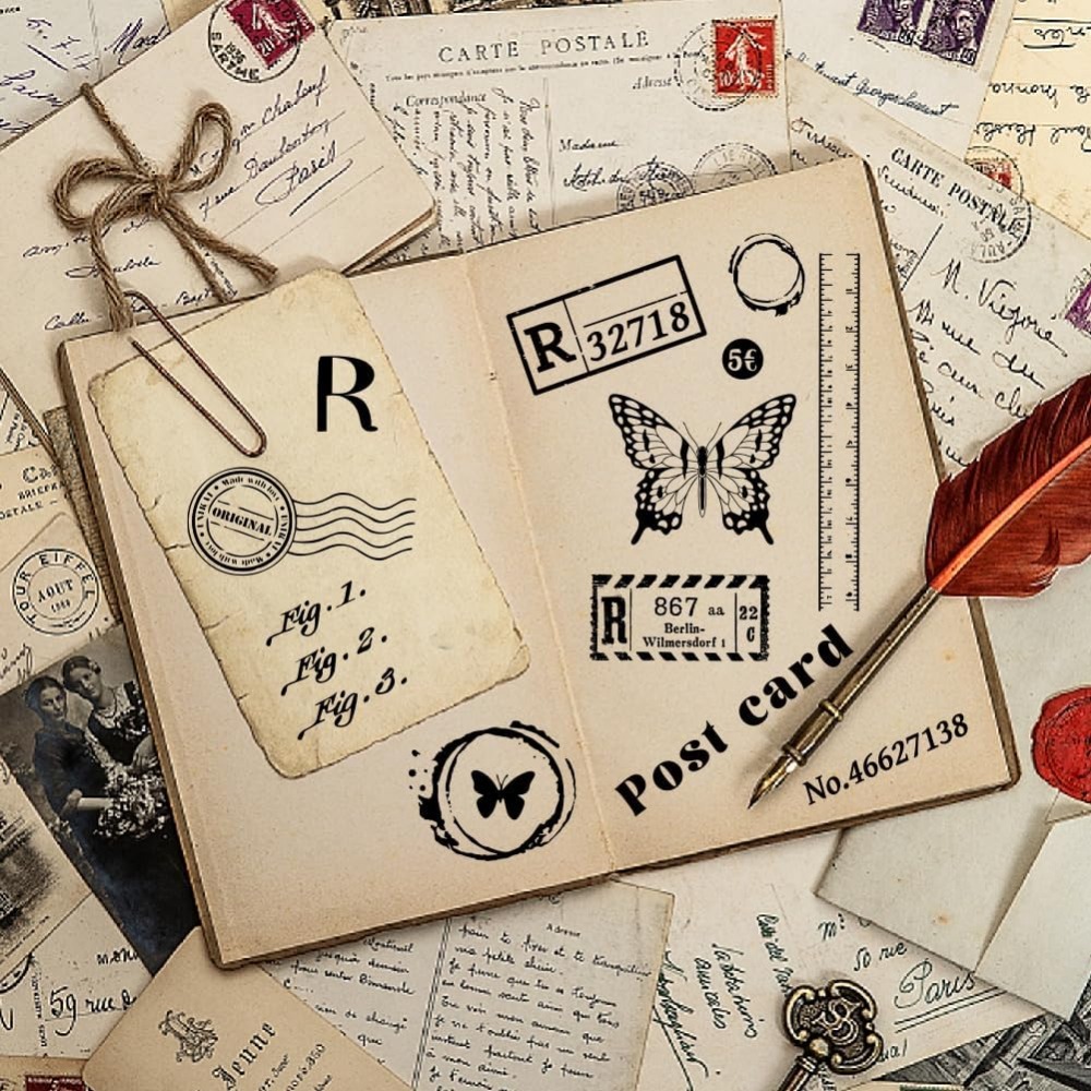 Sellos de silicona con texto V - Clear Silicone Stamps For Card Making reseña y precio