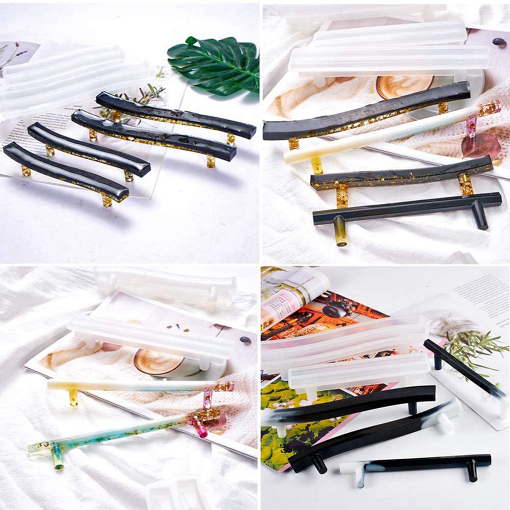 AA81-8: molde de resina para f - Silicone Epoxy Resin Molds Set reseña y precio