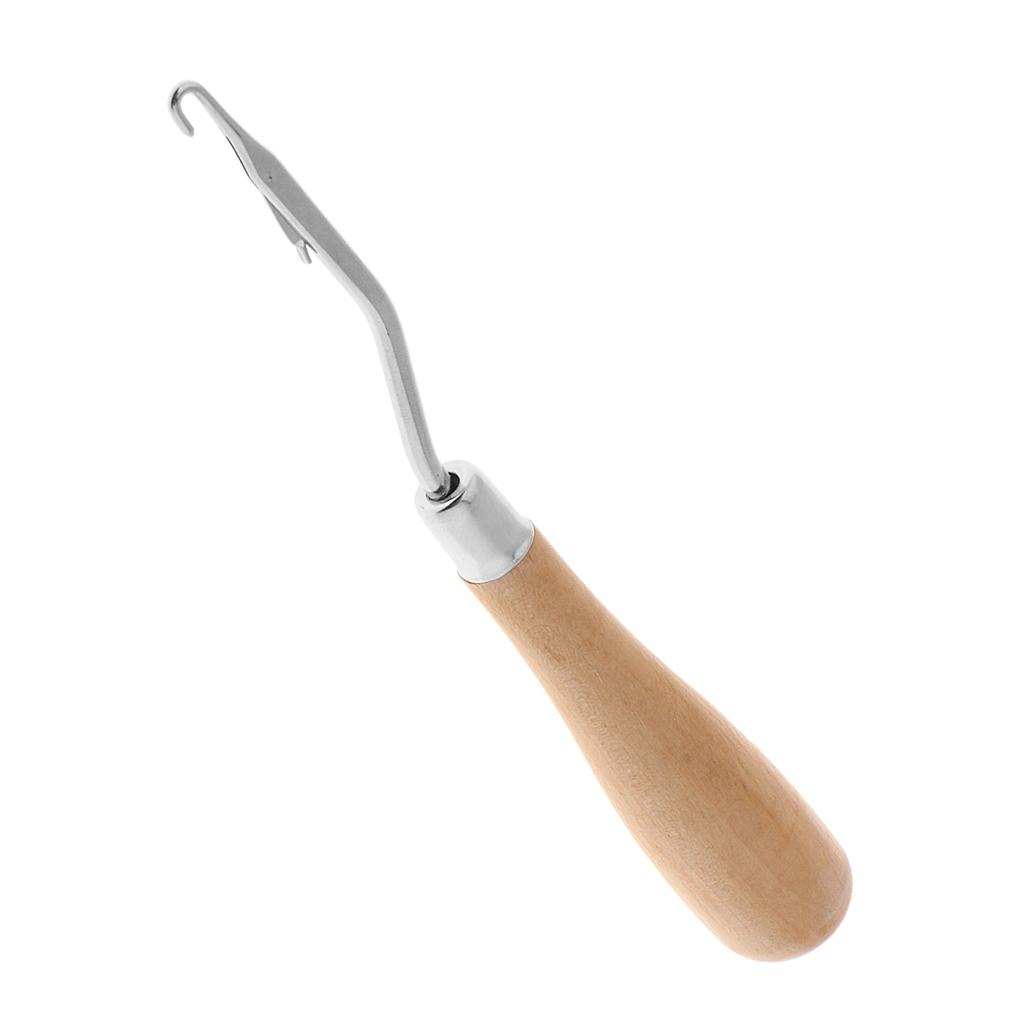 Gancho de madera para ganchill - Wooden Crochet Hooks Ergonomic Handle reseña y precio