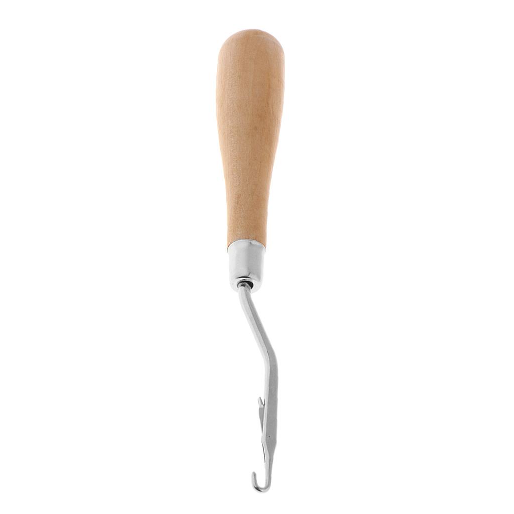 Gancho de madera para ganchill - Wooden Crochet Hooks Ergonomic Handle reseña y precio