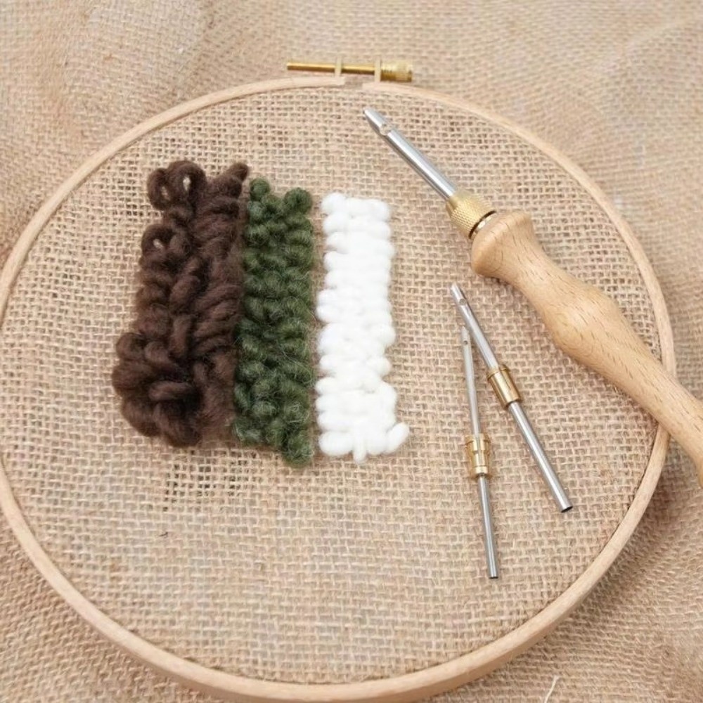 Juego de agujas perforadoras d - Cotton Embroidery Thread Skeins reseña y precio
