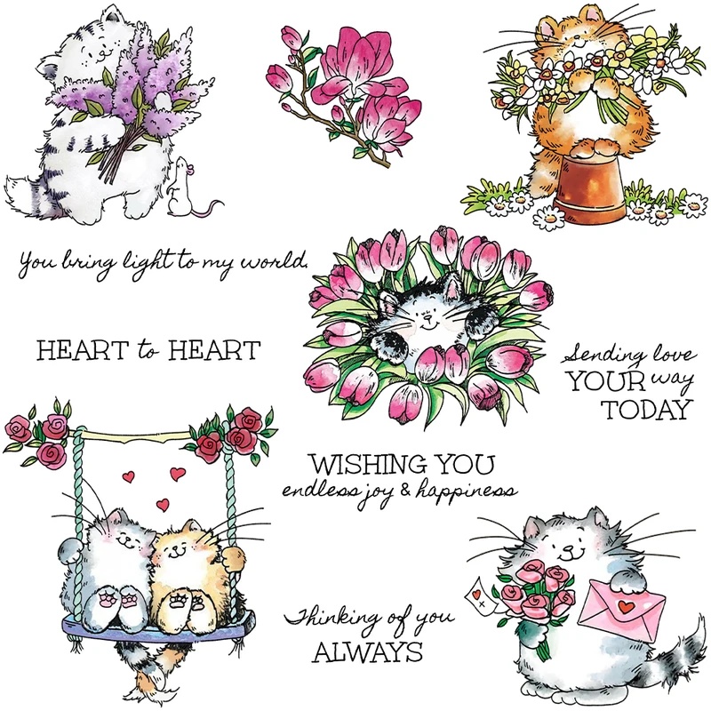 Suncraft, sellos transparentes - Clear Silicone Stamps For Card Making reseña y precio