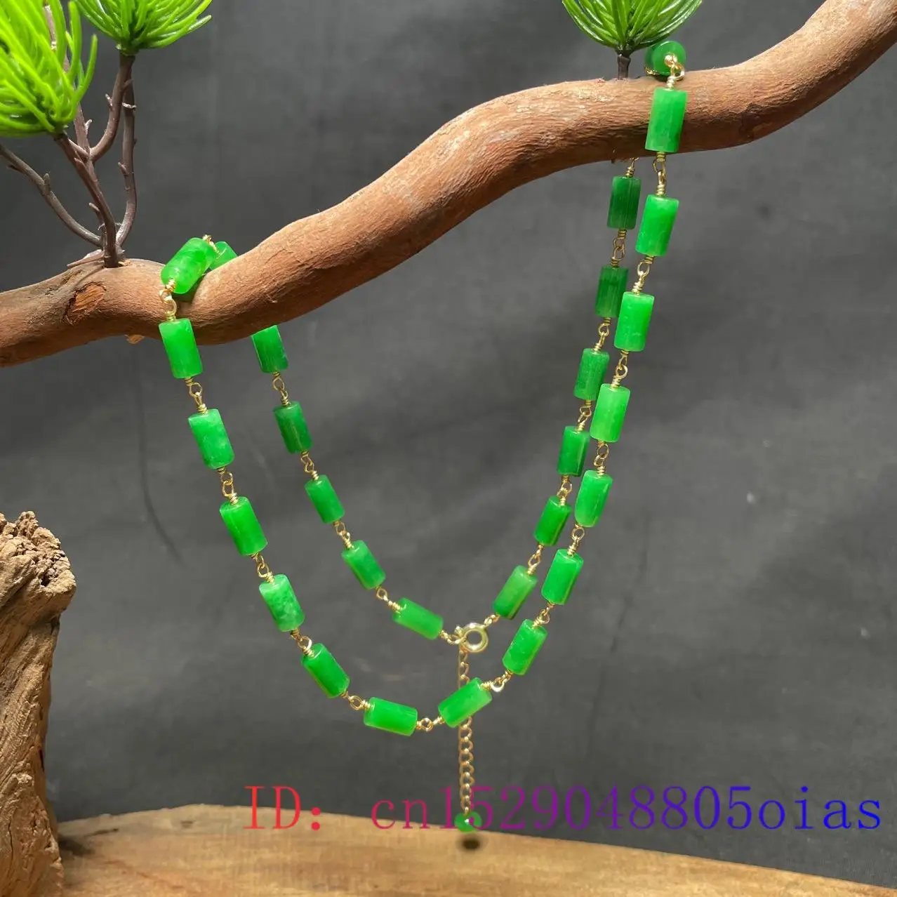 Collar de cuentas de Jade VERD - Beading reseña y precio