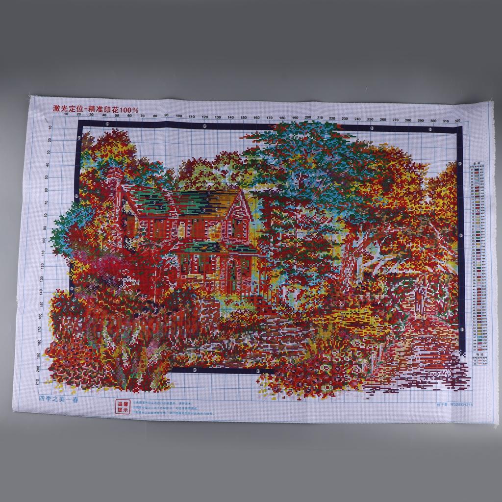 Kit de Punto de Cruz Estampado - Cross Stitch Stamped Kits Beginners reseña y precio