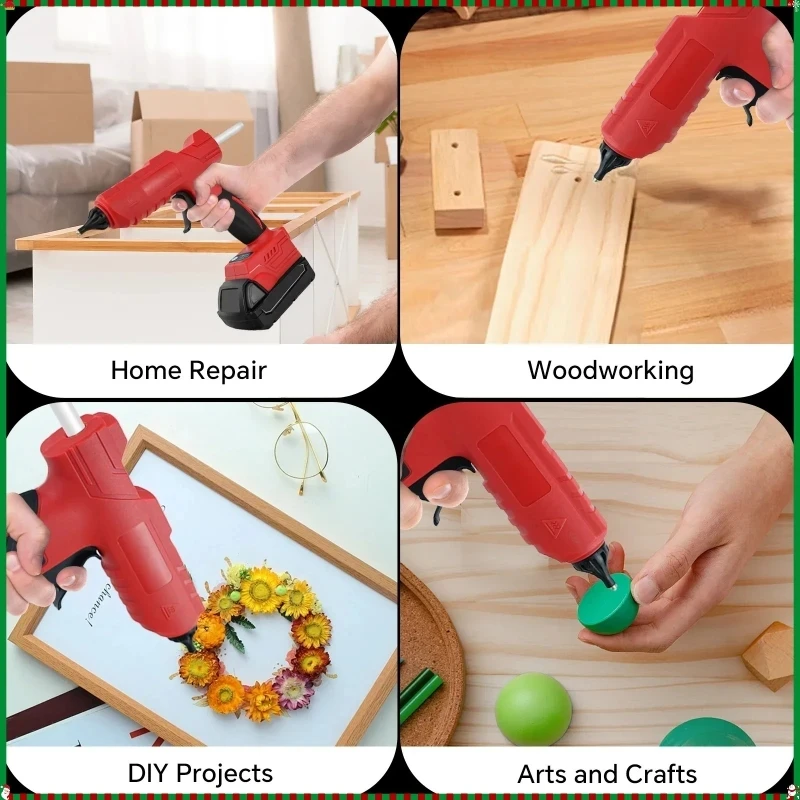Pistola de pegamento termofusi - Hot Melt Glue Gun Cordless reseña y precio