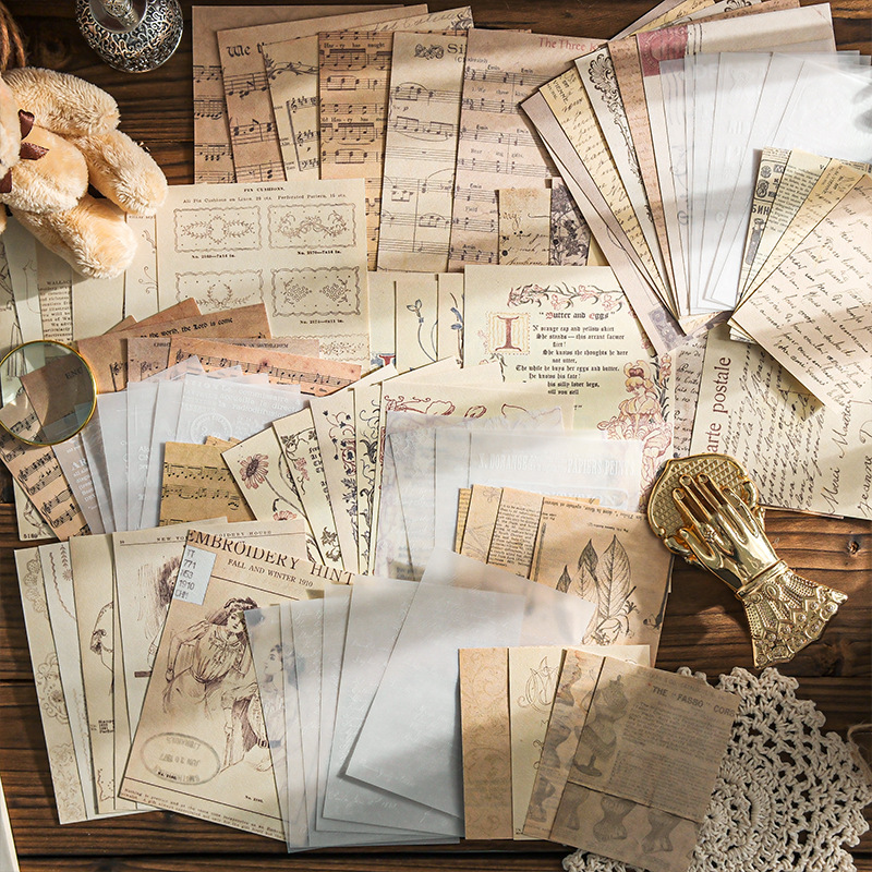 Kit de Papel para Scrapbooking - Vintage Junk Journal Scrapbooking Paper reseña y precio