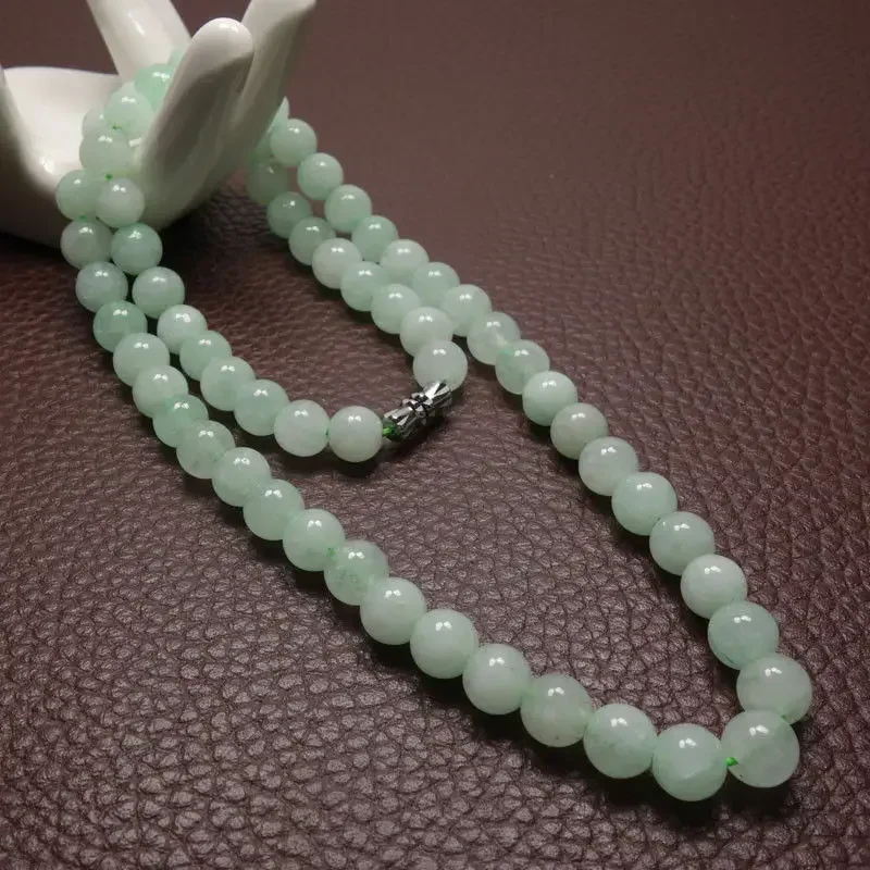 Collar de cuentas de jade verd - Beading reseña y precio