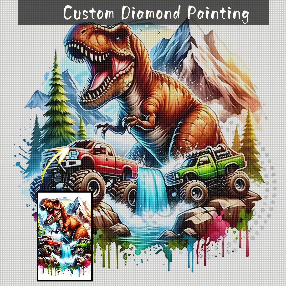 Kit de pintura con diamantes 5 - 5D Diamond Painting Kit Full Drill reseña y precio