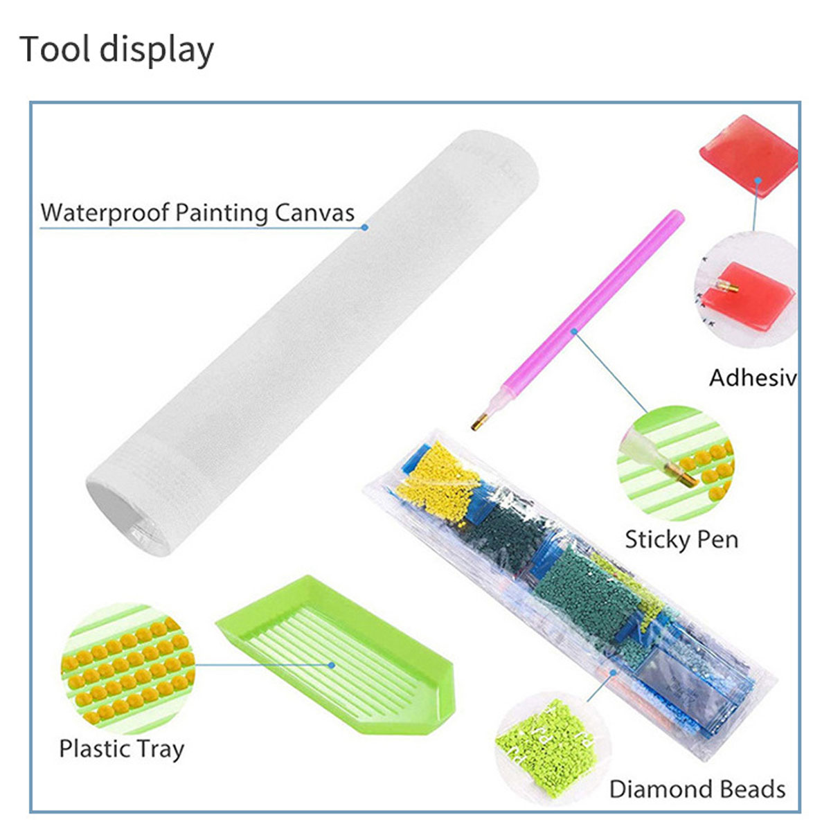 Kit de pintura con diamantes 5 - 5D Diamond Painting Kit Full Drill reseña y precio