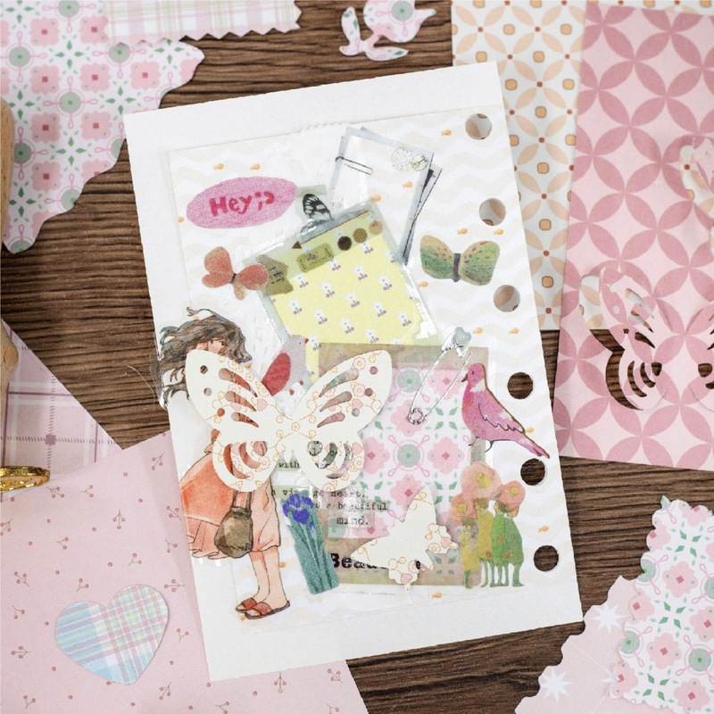 1 paquete/200 piezas de papel  - Vintage Junk Journal Scrapbooking Paper reseña y precio