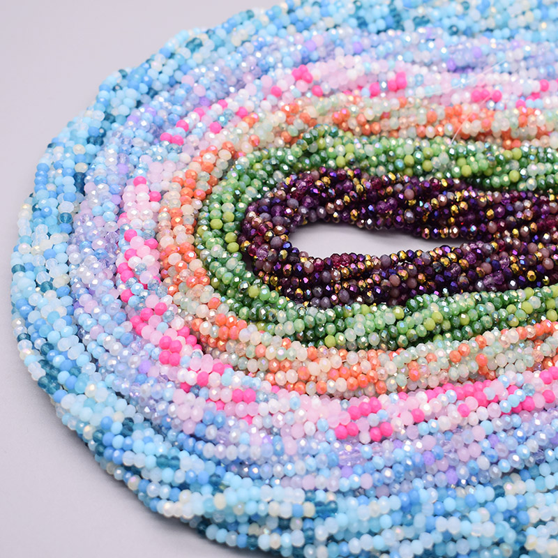 Cuentas de cristal facetadas R - Glass Seed Beads 2Mm Jewelry Making reseña y precio