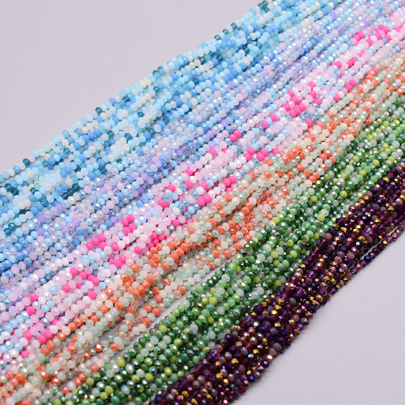 Cuentas de cristal facetadas R - Glass Seed Beads 2Mm Jewelry Making reseña y precio