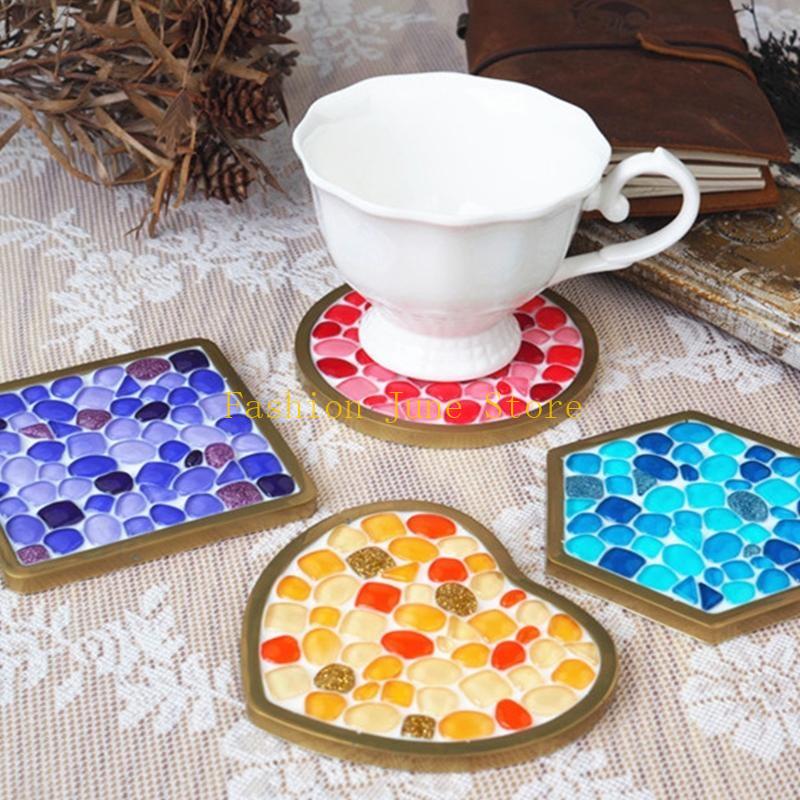 Moldes resina para posavasos N - Silicone Epoxy Resin Molds Set reseña y precio