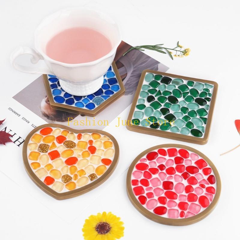 Moldes resina para posavasos N - Silicone Epoxy Resin Molds Set reseña y precio