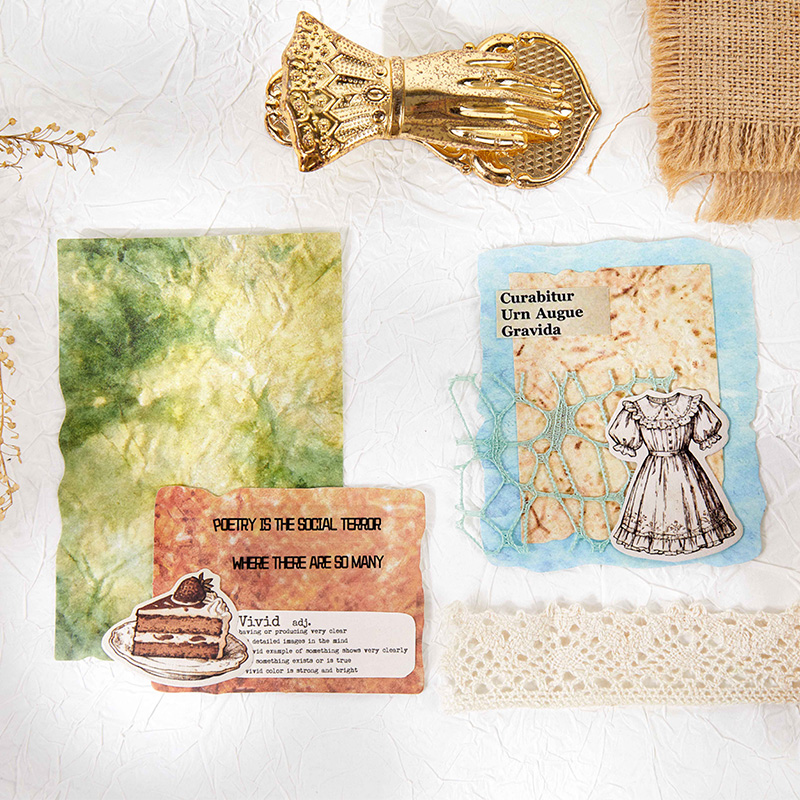 Paquete de 32 Piezas de Papel  - Vintage Junk Journal Scrapbooking Paper reseña y precio